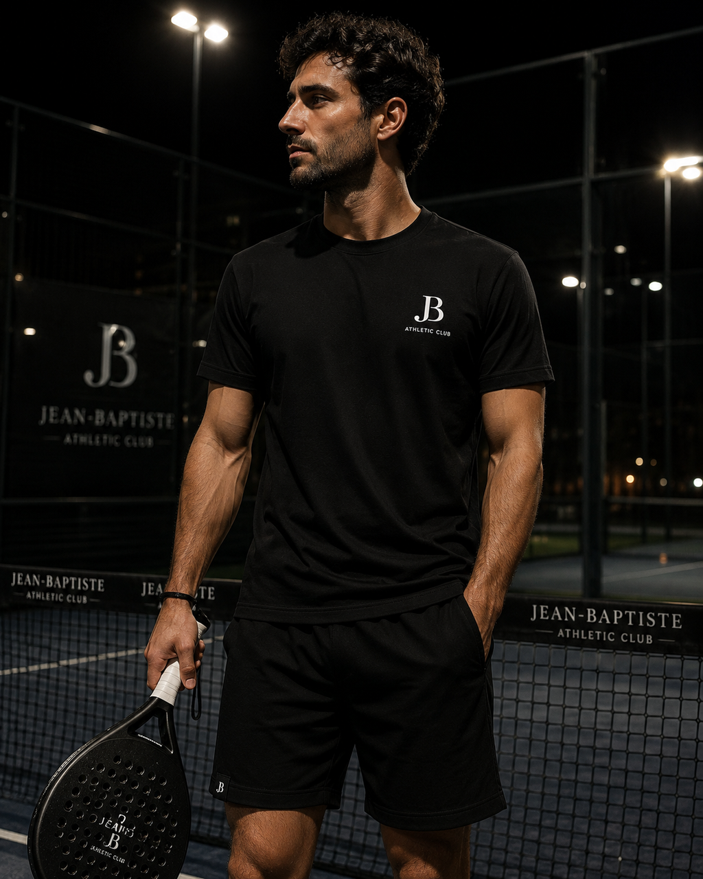JB CLUB TEE — BLACK